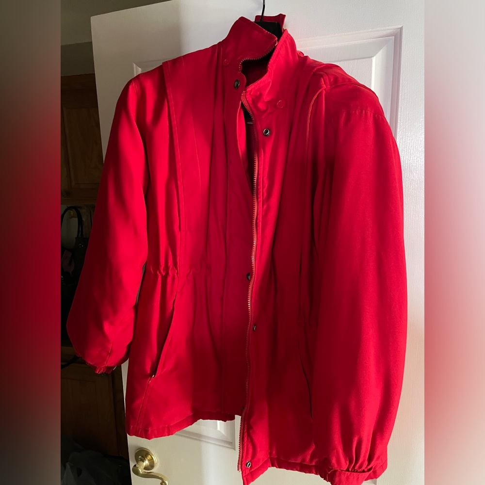 Red women’s jacket Medium